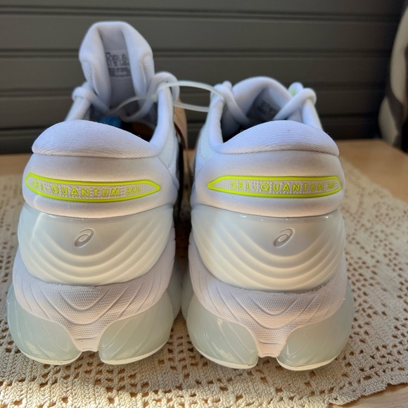 New ASICS Gel Quantum 360 💚White Glacier Grey Size 9.5 Men’s - Picture 3 of 11
